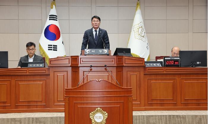 제342회 제2차 정례회 제2차 본회의(군정 주요업무 추진실적 보고)