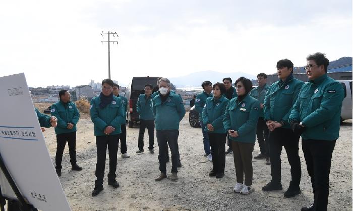 군정 주요 사업현장 방문
