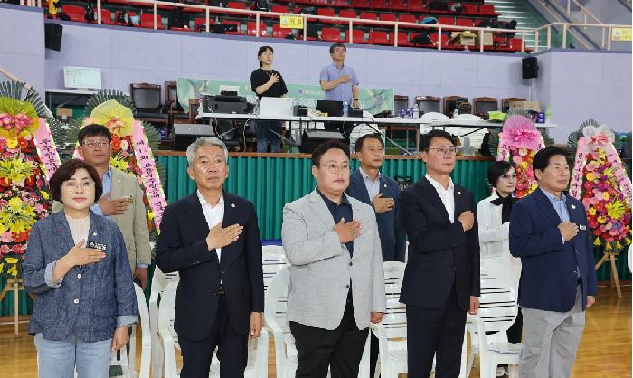 2025년도 제14회 고흥우주항공배 전국오픈 동호인 탁구대회 개회식