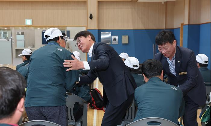 전남 장애인 체육대회 참가 선수단 환송