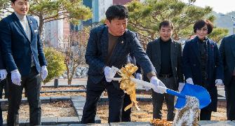 제9대 고흥군의회 기념식수 행사