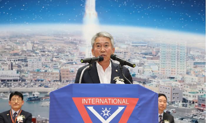 국제와이즈멘 녹동클럽 회장단 이취임식