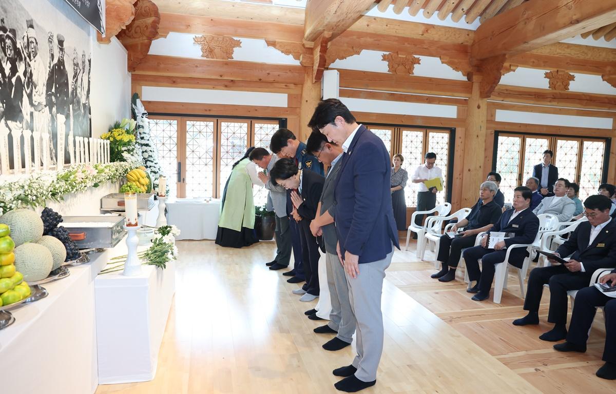 제2회 항일의병 합동 위령제 첨부이미지 : 2025.8.29 제2회 항일의병 합동 위령제 (13).JPG