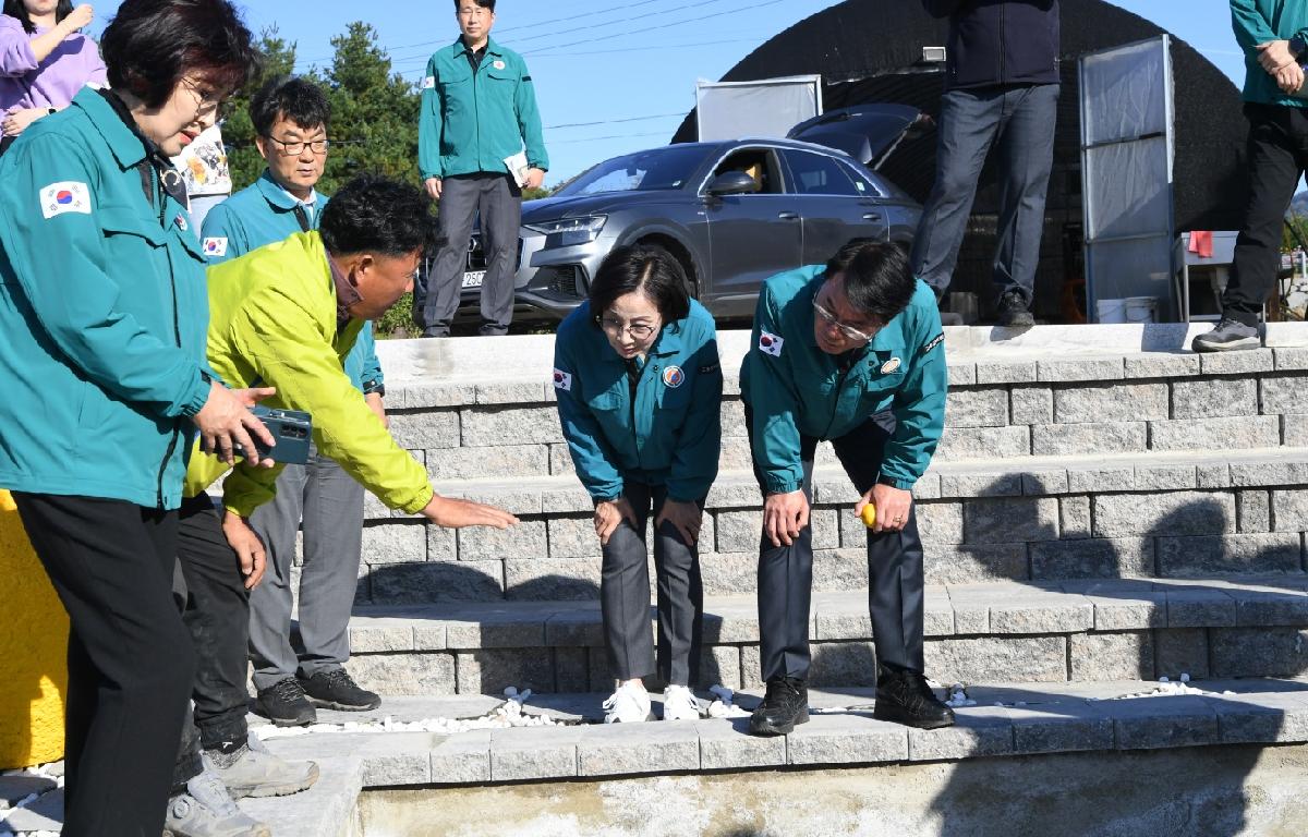 유자축제 사전 현장 점검 첨부이미지 : 2024.11.5 유자축제 사전 현장 점검 (6).jpg