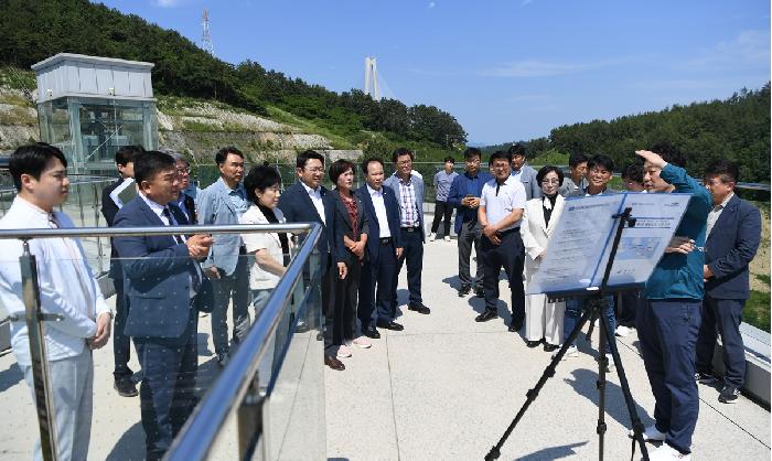 여수시의회 백리섬섬길 관광도로 선정 상생방안 제안 관련 면담