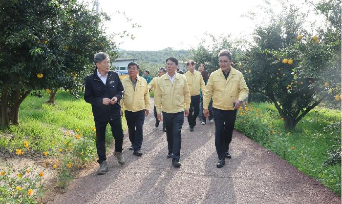 고흥군의회, 고흥유자축제 주요시설 사전 현장점검
