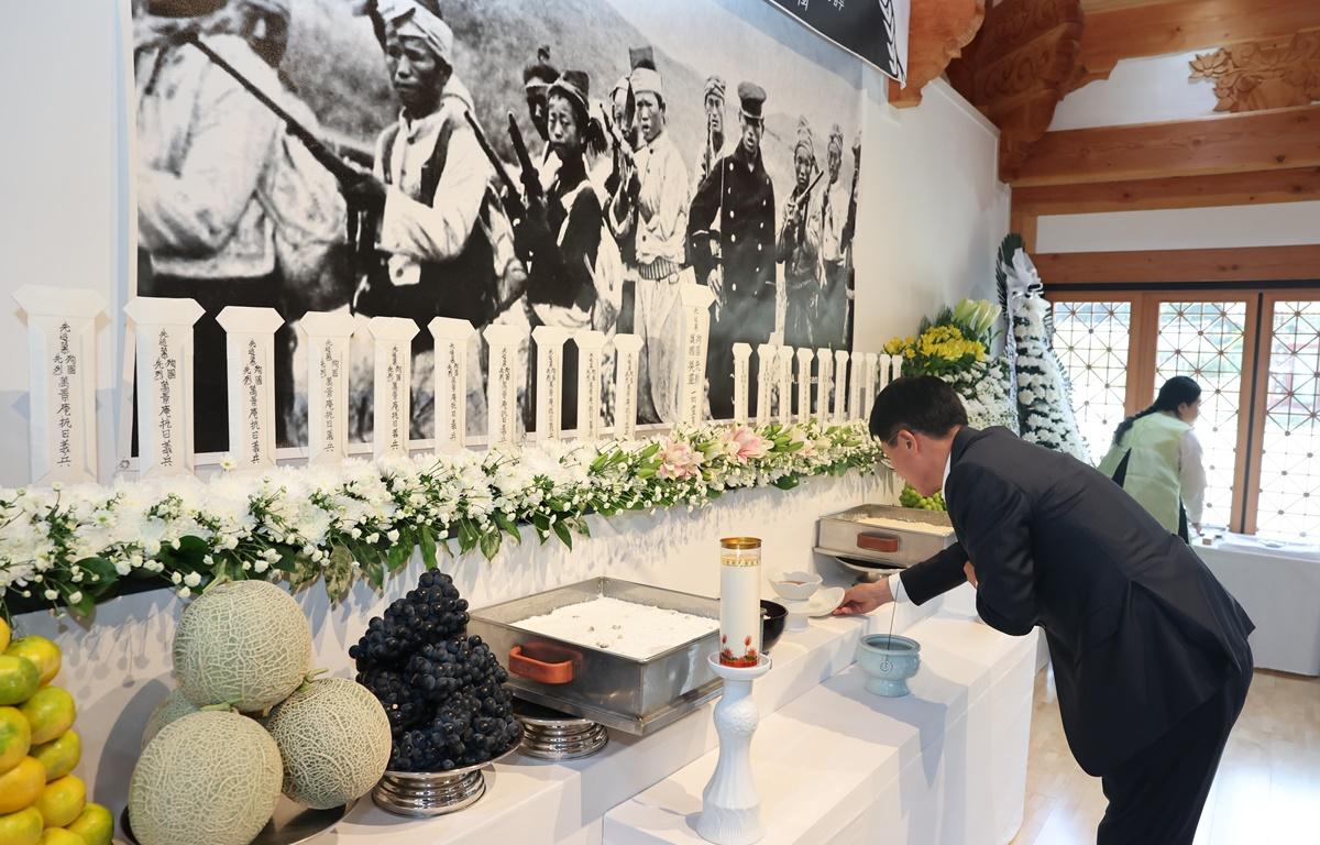 제2회 항일의병 합동 위령제 첨부이미지 : 2025.8.29 제2회 항일의병 합동 위령제 (6).JPG