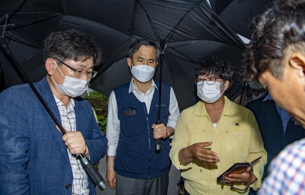 호우피해 현장 방문 고흥지구간척지 (도덕) /포두면 송산 첨부이미지 : 20210707_43.jpg