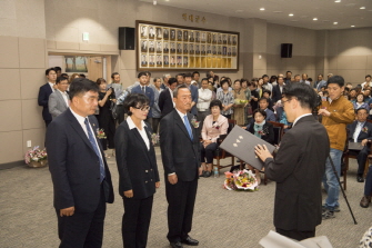 고흥선관위 제7회 지방선거 당선증 교부