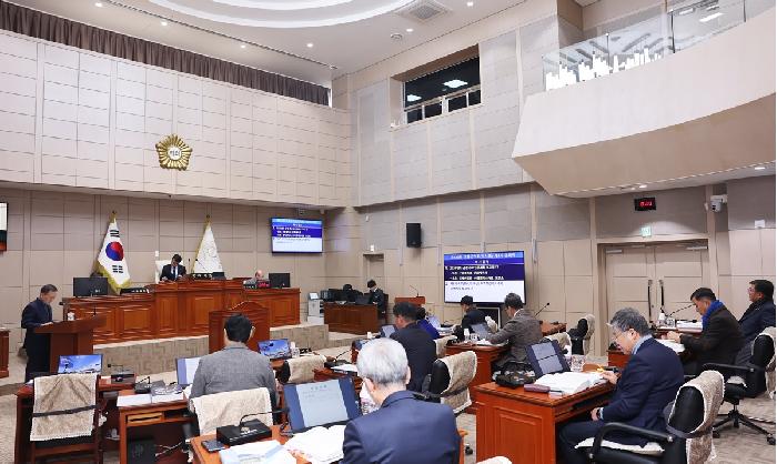 제343회 고흥군의회 임시회 제4차 본회의(군정 주요업무계획 보고)