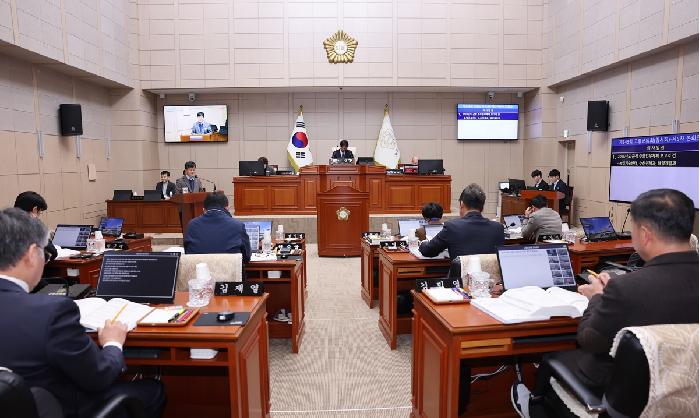 제343회 고흥군의회 임시회 제5차 본회의(군정 주요업무계획 보고)