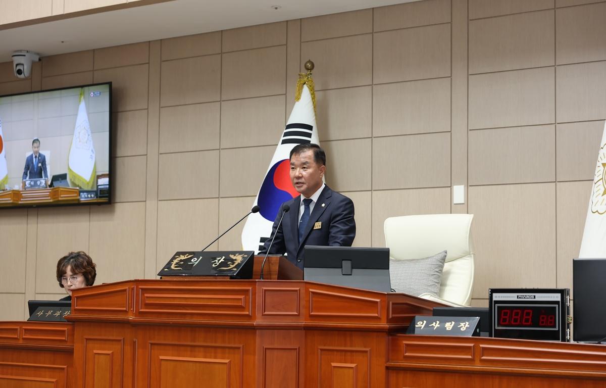 10대 제346회 고흥군의회 임시회 제1차 본회의 첨부이미지 : 2026.7.21 제346회 고흥군의회 임시회 제1차 본회의(4).JPG