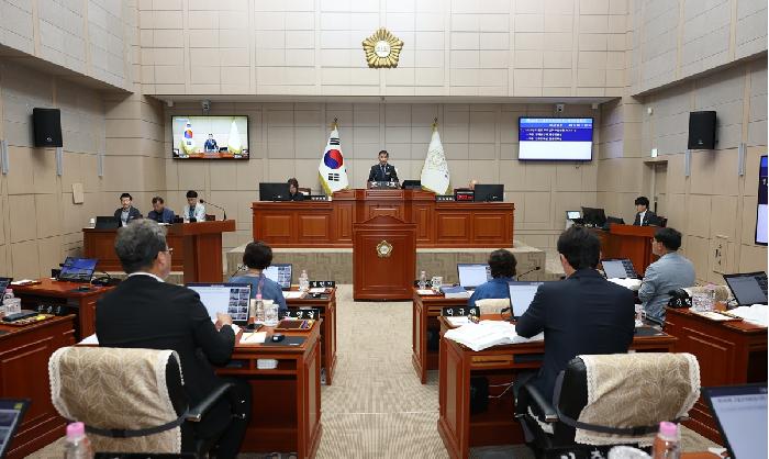 10대 제346회 고흥군의회 임시회 제2차 본회의(업무보고회)