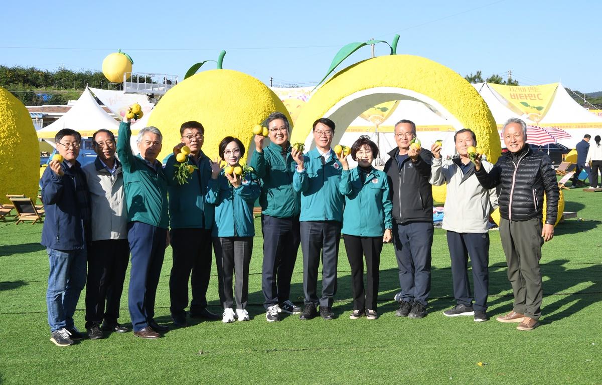 유자축제 사전 현장 점검 첨부이미지 : 2024.11.5 유자축제 사전 현장 점검 (7).JPG