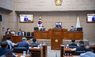 제299회 고흥군의회 임시회 제7차 본회의 2021 상반기 군정 주요 업무 추진실적 보고의 건