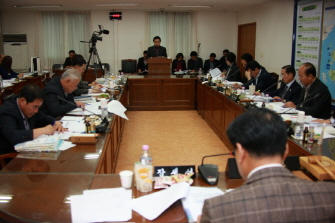 고흥군유통 관련 업무보고 청취