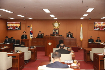 제265회 고흥군의회 임시회 개회