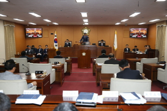 제262회 고흥군의회 임시회 개회