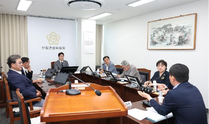 10대 제346회 고흥군의회 임시회 제1차 산업건설위원회