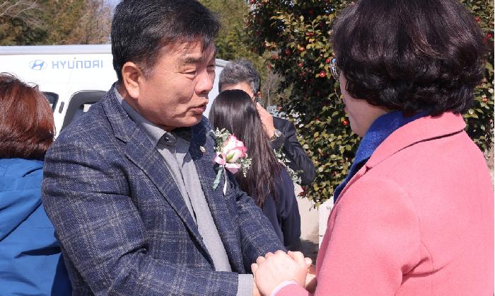 금산면 일정마을회관 준공식