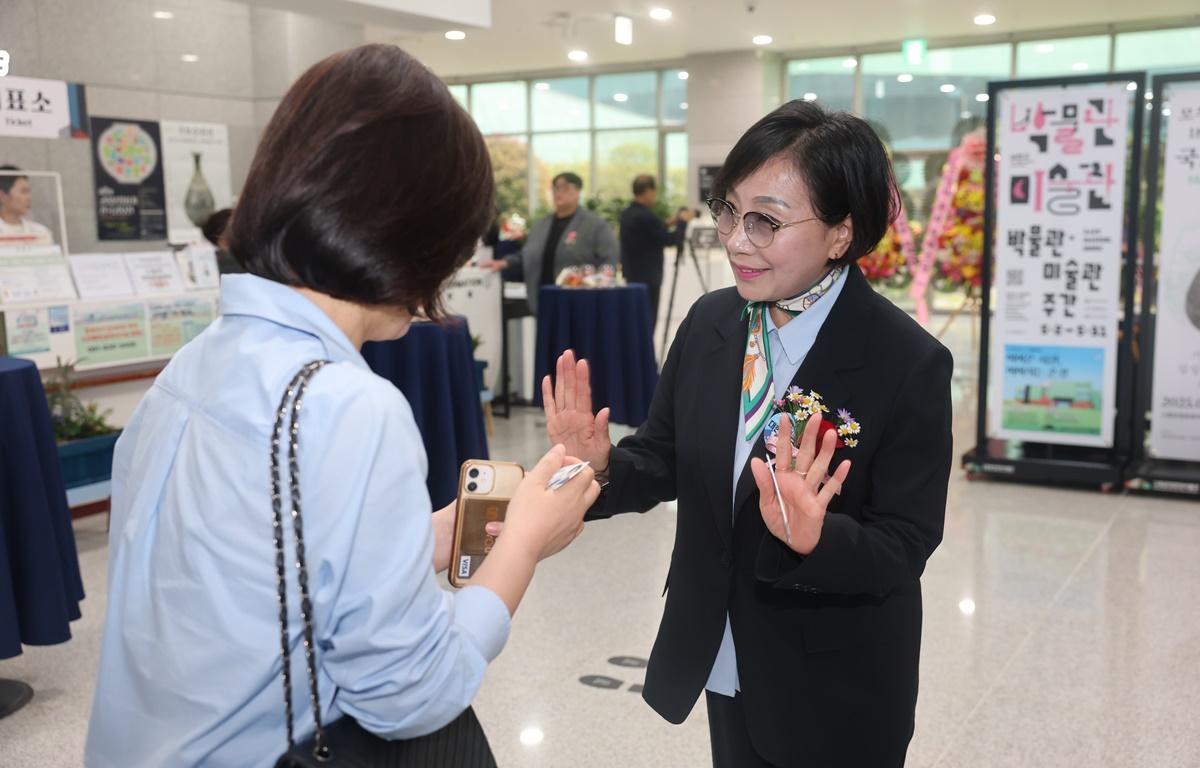 국립중앙박물관 공모사업 2025년 국보순회전 개막식 첨부이미지 : 2025.5.20 국립중앙박물관 공모사업 2025년 국보순회전 개막식 (1).JPG