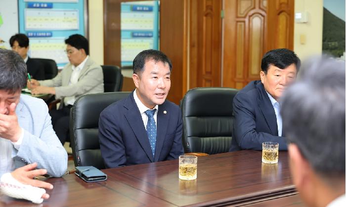 제10대 고흥군의회 전반기 의장단 및 상임위원회 기관 방문