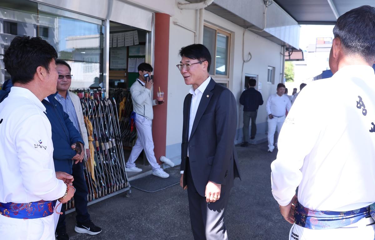 제22회 고흥우주항공배 궁도대회 개회식 첨부이미지 : 2026.5.9 제22회 고흥우주항공배 궁도대회 개회식 (1).JPG