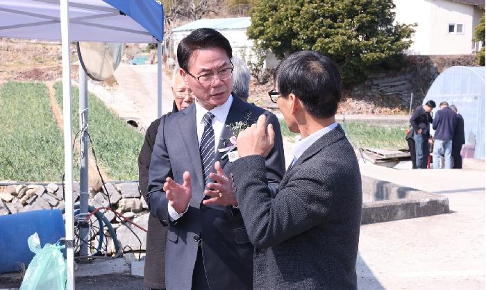 금산면 일정마을회관 준공식