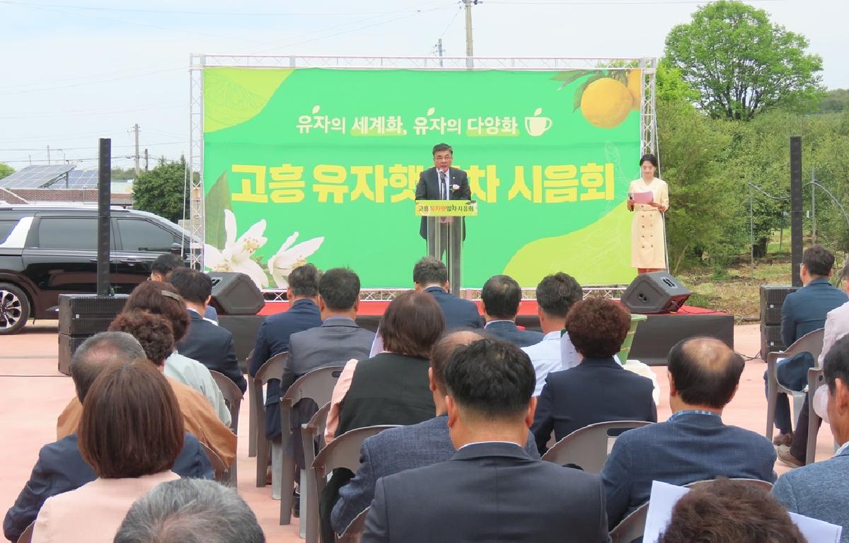 고흥 유자잎차 시음회 첨부이미지 : 2024.4.26 고흥 유자잎차 시음회 (5).JPG