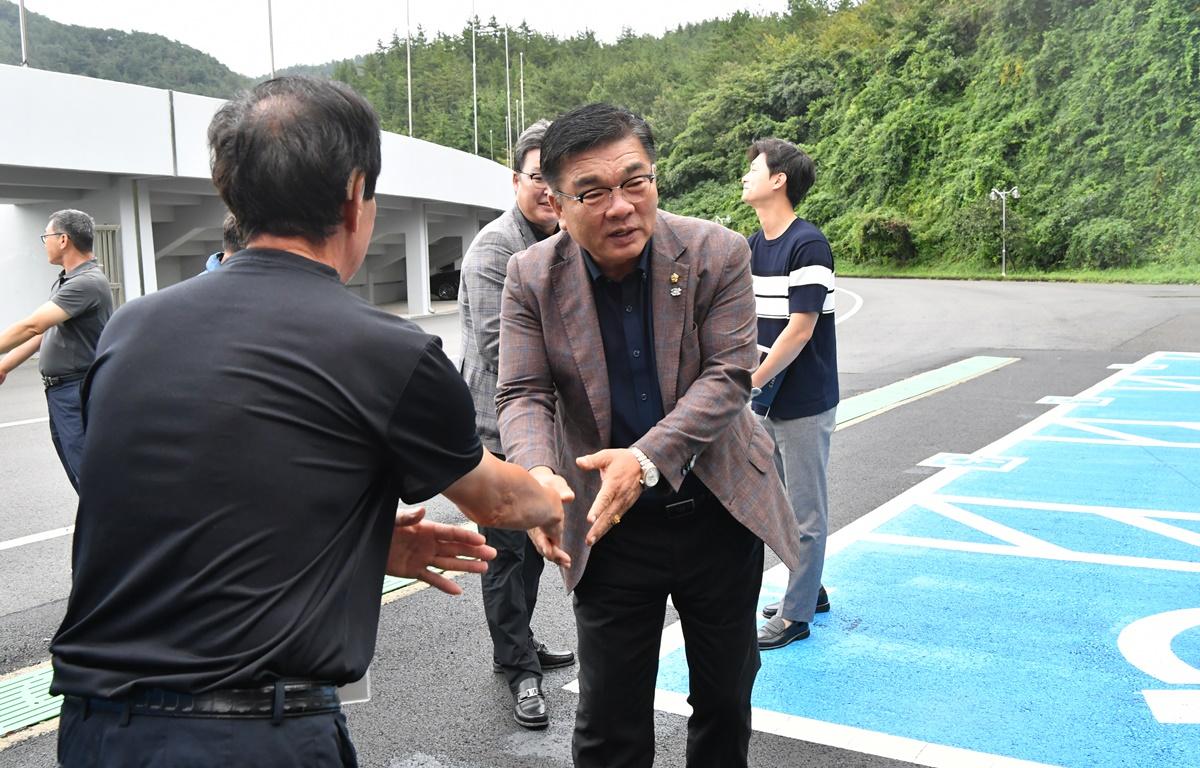 전남 장애인 생활체육대회 선수단 배웅  첨부이미지 : 2023.09.15 전남 장애인 생활체육대회 선수단 배웅 (2).JPG