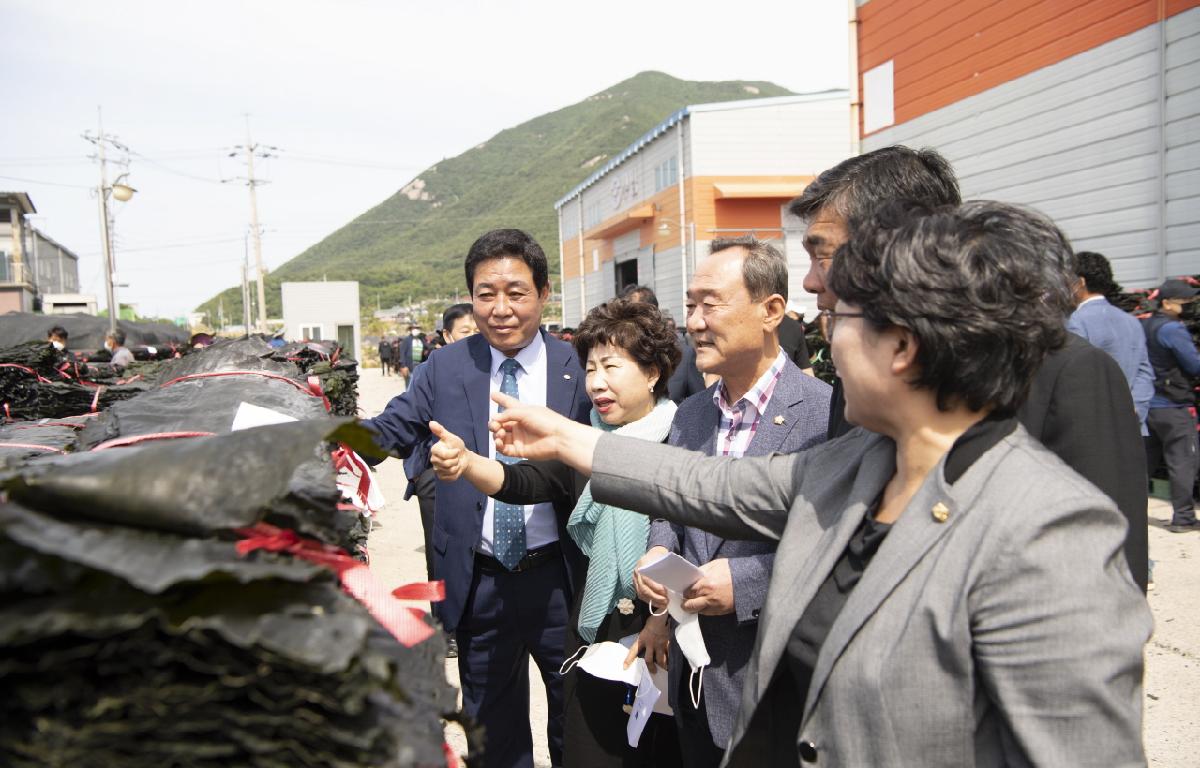 21년산 건 다시마 위판식 개장식 첨부이미지 : 2021.06.01 21년산 건 다시마 위판장 개장식_web (36).jpg