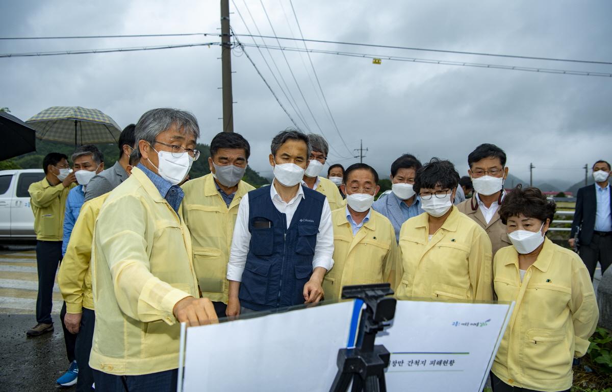 호우피해 현장 방문 고흥지구간척지 (도덕) /포두면 송산 첨부이미지 : 20210707_15.jpg