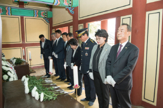 쌍충제전 추념식